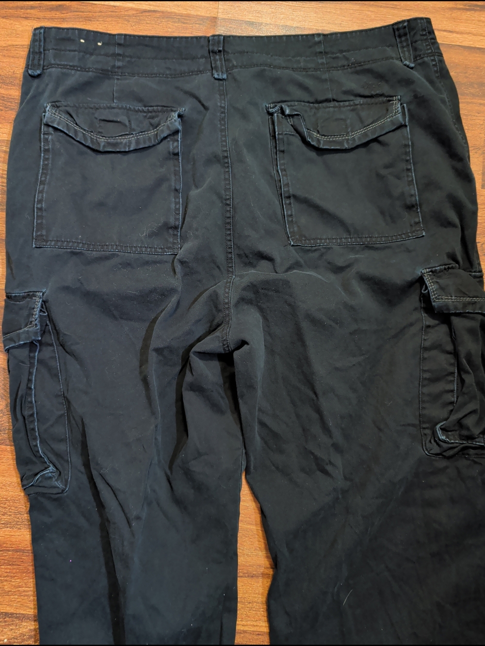 UnionBay Men's Black Cargo Pants - Classic Utility Style 40X32 - Picture 8 of 8